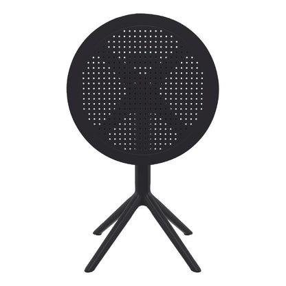 Siesta Sky Folding Table 60 Round Black • PAS-DU056