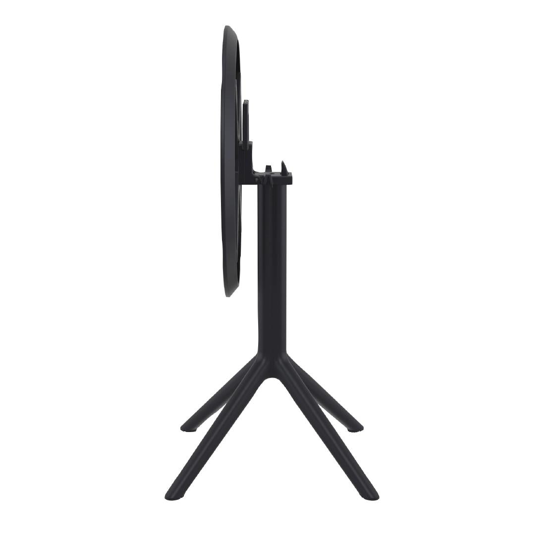 Siesta Sky Folding Table 60 Round Black • PAS-DU056
