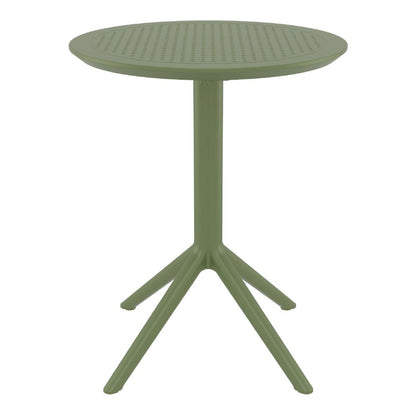 Siesta Sky Folding Table 60 Round Olive Green • PAS-DU057