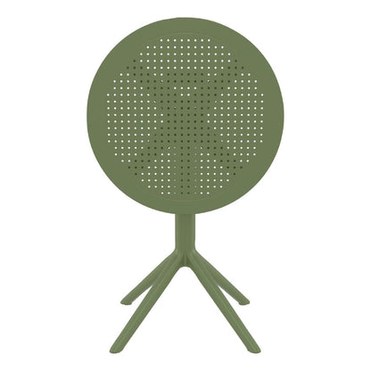 Siesta Sky Folding Table 60 Round Olive Green • PAS-DU057
