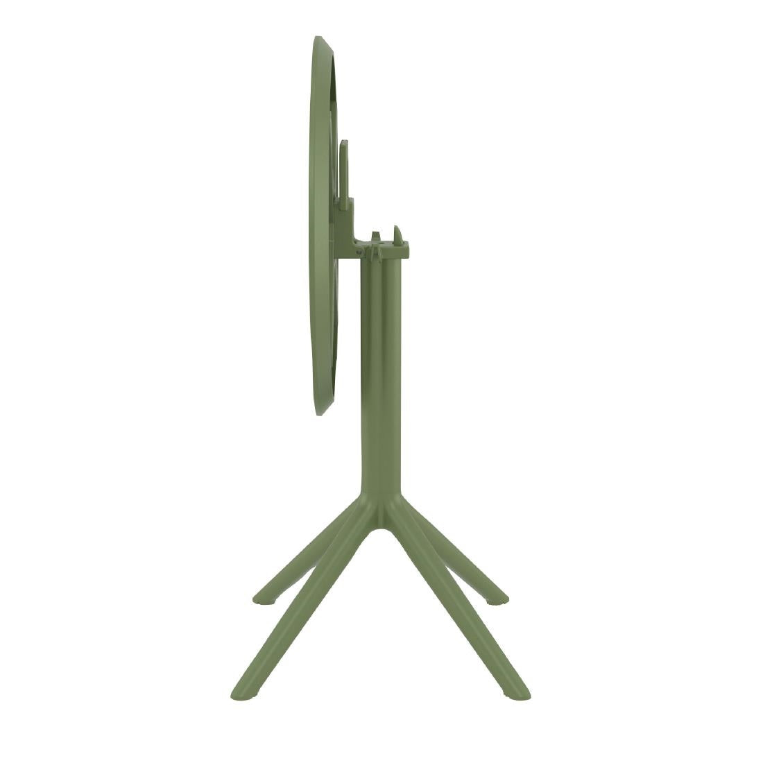 Siesta Sky Folding Table 60 Round Olive Green • PAS-DU057