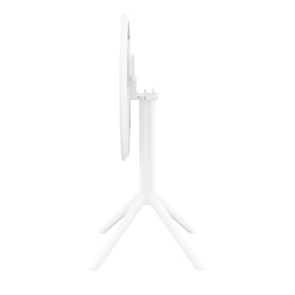Siesta Sky Folding Table 60 Round White • PAS-DU059