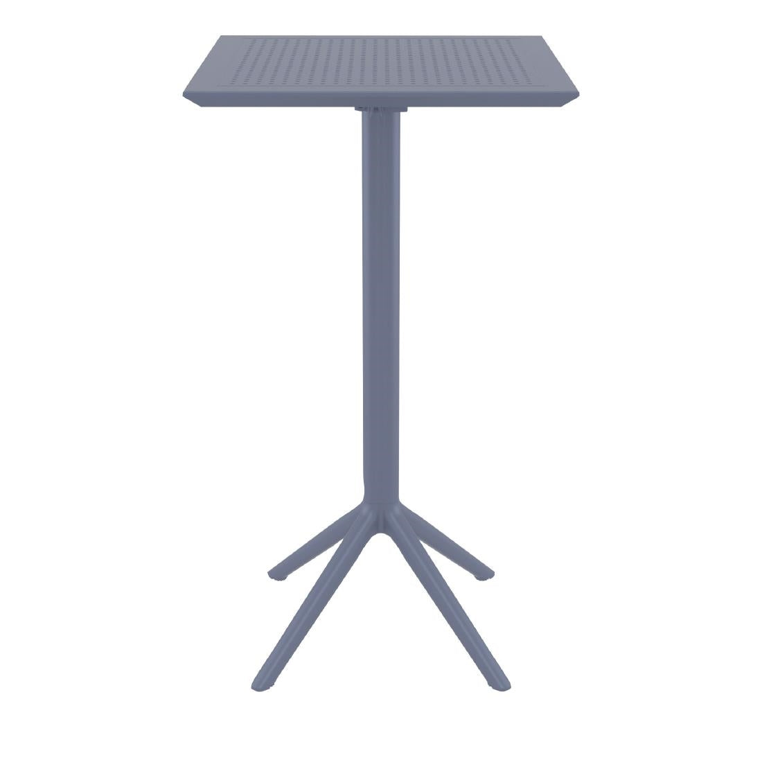 Siesta Sky Folding Bar Table 60 Square Anthracite • PAS-DU060