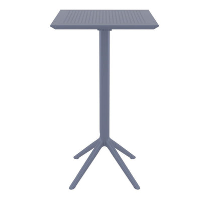 Siesta Sky Folding Bar Table 60 Square Anthracite • PAS-DU060