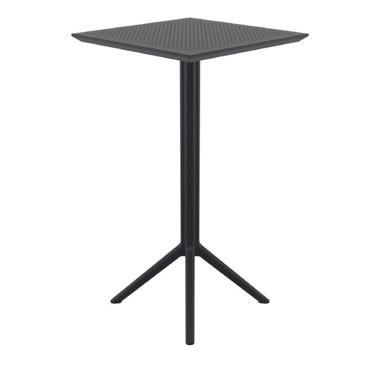 Siesta Sky Folding BAR Table 60 Square Black • PAS-DU061