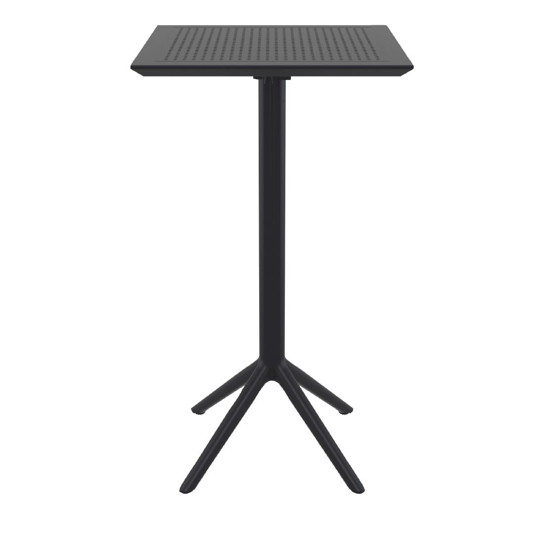 Siesta Sky Folding BAR Table 60 Square Black • PAS-DU061