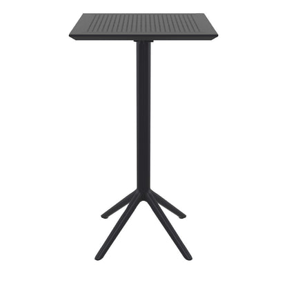 Siesta Sky Folding BAR Table 60 Square Black • PAS-DU061