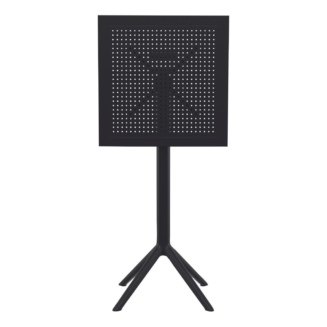 Siesta Sky Folding BAR Table 60 Square Black • PAS-DU061