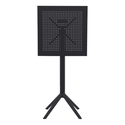 Siesta Sky Folding BAR Table 60 Square Black • PAS-DU061