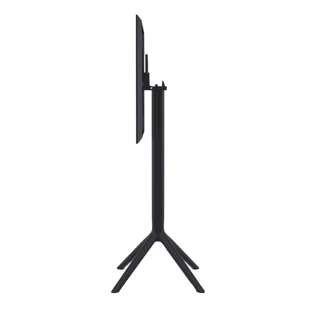 Siesta Sky Folding BAR Table 60 Square Black • PAS-DU061