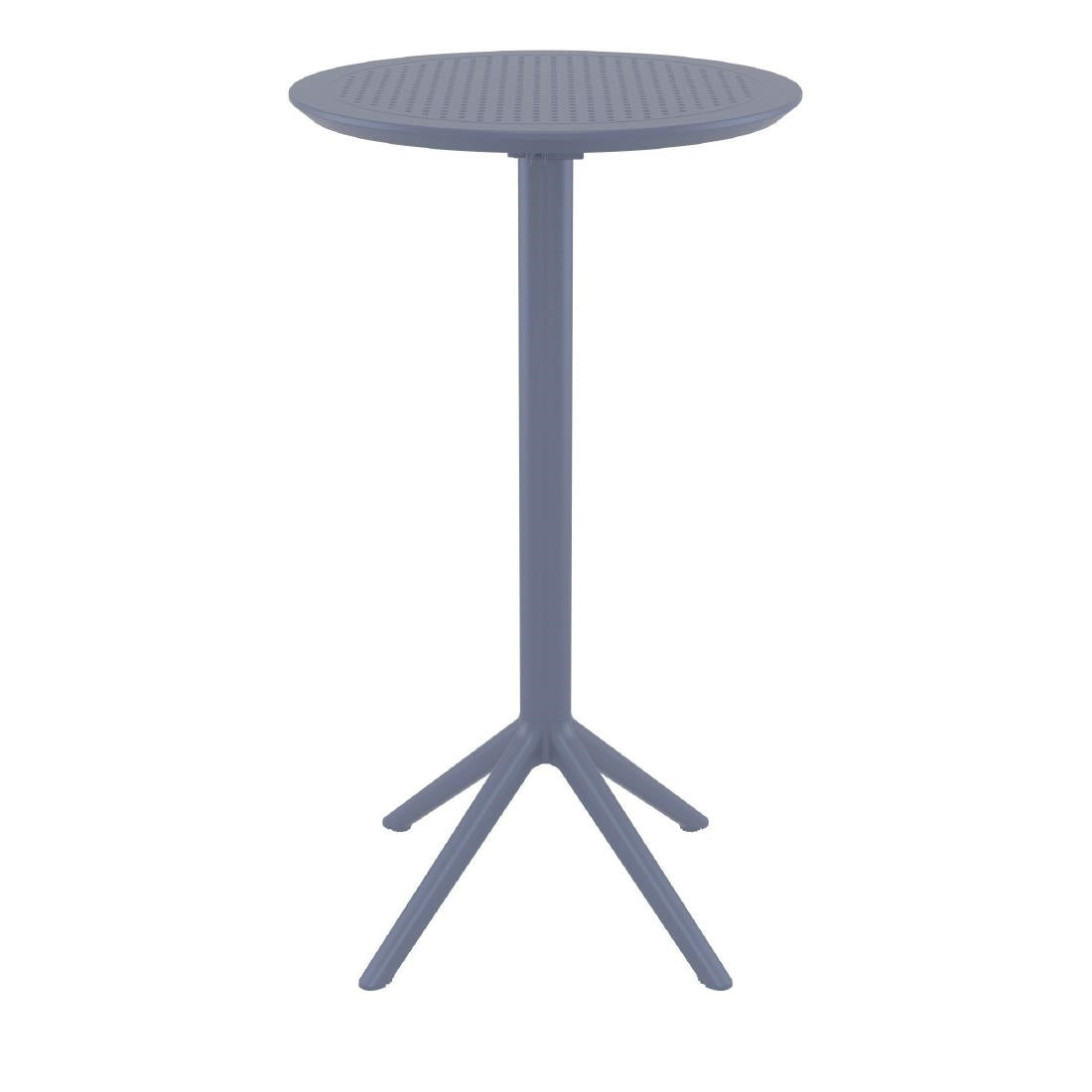 Siesta Sky Folding BAR Table 60 Round Anthracite • PAS-DU065