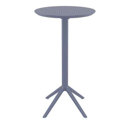 Siesta Sky Folding BAR Table 60 Round Anthracite • PAS-DU065