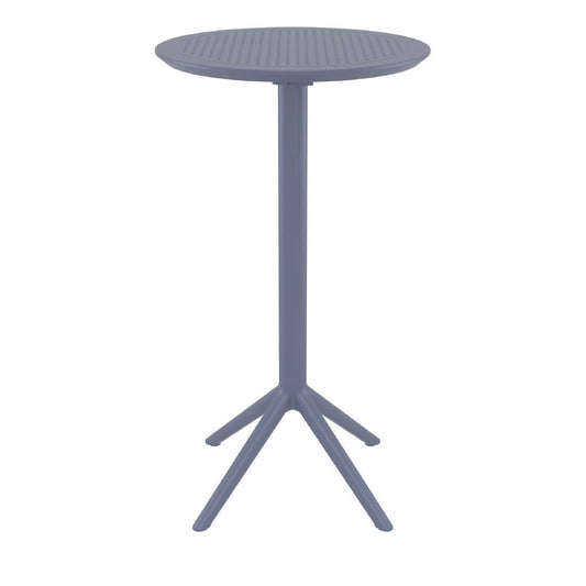 Siesta Sky Folding BAR Table 60 Round Anthracite • PAS-DU065