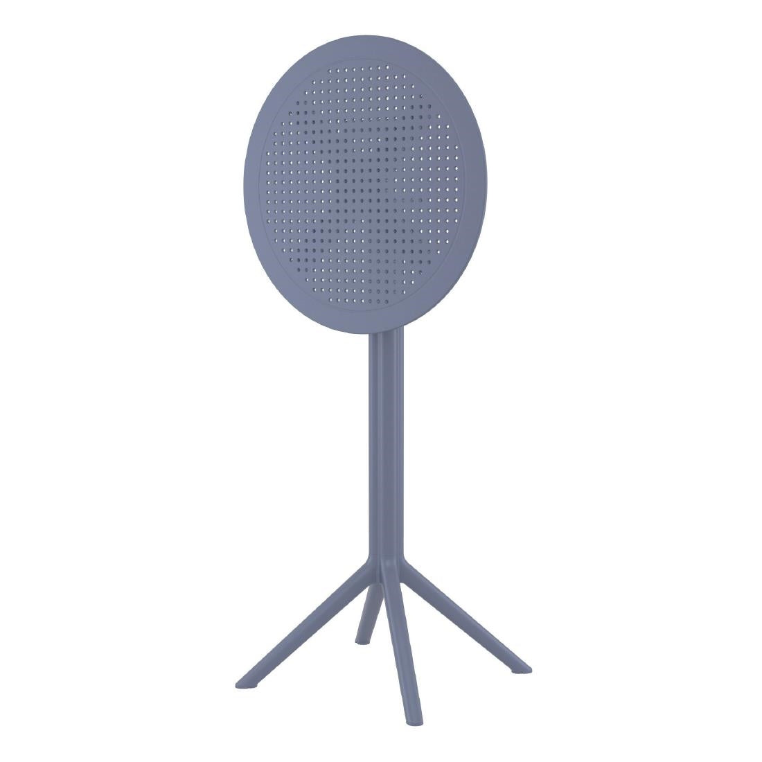 Siesta Sky Folding BAR Table 60 Round Anthracite • PAS-DU065