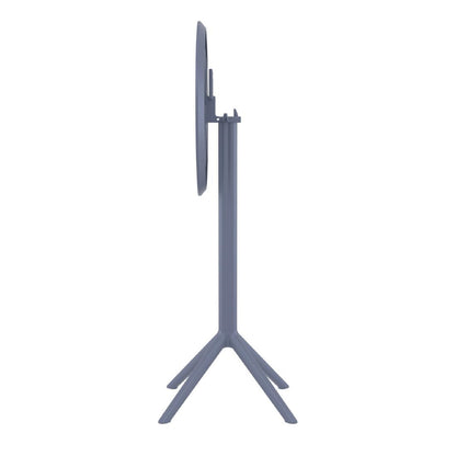 Siesta Sky Folding BAR Table 60 Round Anthracite • PAS-DU065