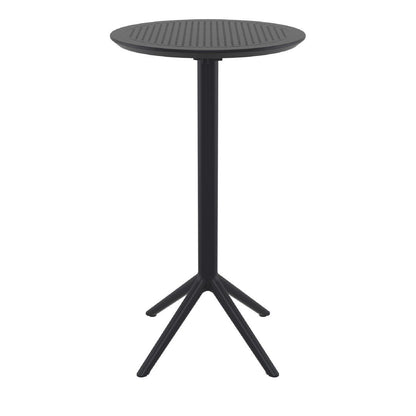 Siesta Sky Folding BAR Table 60 Round Black • PAS-DU066