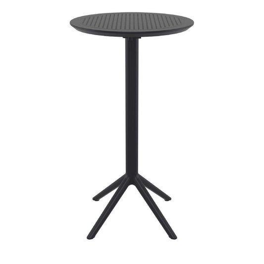 Siesta Sky Folding BAR Table 60 Round Black • PAS-DU066
