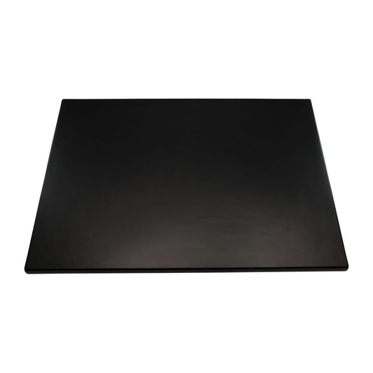 2 x Werzalit Black 1200x800mm Rectangle Duratop Tabletop by SM France • PAS-DU083