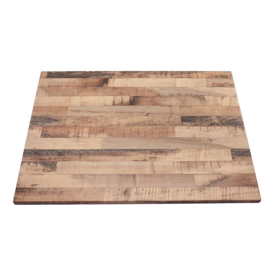 2 x Werzalit Rustic Kansas1200x800mm Rectangle Duratop Tabletop by SM France • PAS-DU086