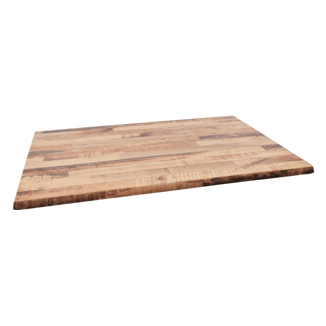 2 x Werzalit Rustic Kansas1200x800mm Rectangle Duratop Tabletop by SM France • PAS-DU086