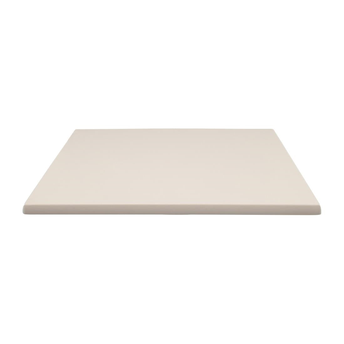 2 x Werzalit White 1200x800mm Rectangle Duratop Tabletop by SM France • PAS-DU089