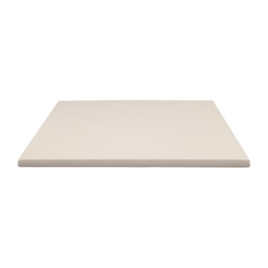 2 x Werzalit White 1200x800mm Rectangle Duratop Tabletop by SM France • PAS-DU089