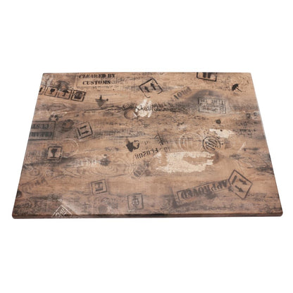 2 x Werzalit 1200x800mm Rectangle Duratop Tabletop by SM France • PAS-DU091