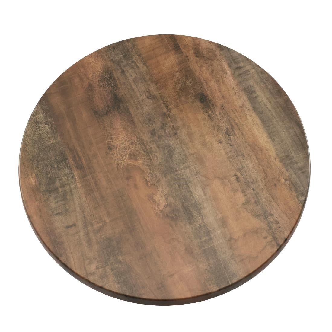 2 x Werzalit Arizona 600mm dia Duratop Tabletop by SM France • PAS-DU093