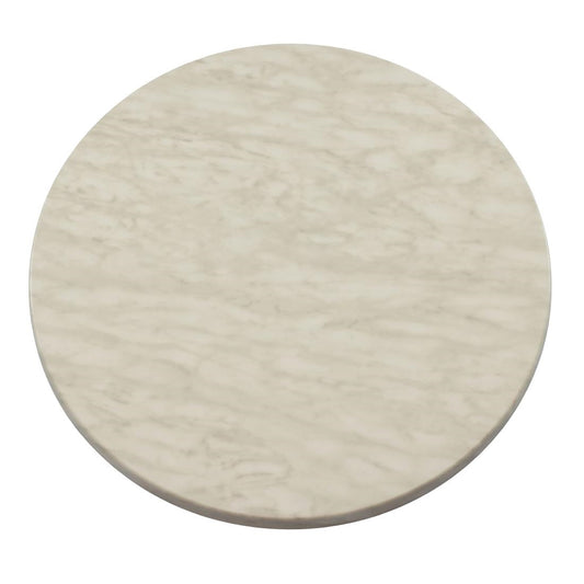 2 x Werzalit Marble 600mm dia Duratop Tabletop by SM France • PAS-DU095
