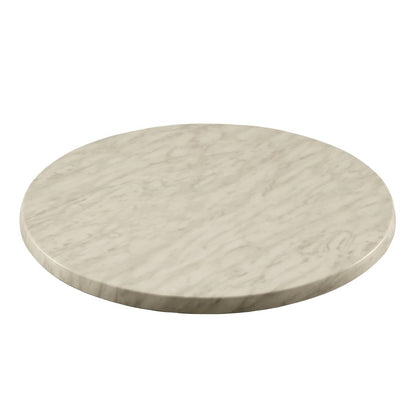 2 x Werzalit Marble 600mm dia Duratop Tabletop by SM France • PAS-DU095