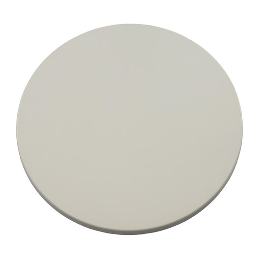 2 x Werzalit White 600mm dia Duratop Tabletop by SM France • PAS-DU099