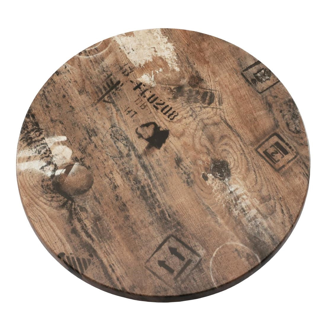 2 x Werzalit 600mm dia Duratop Tabletop by SM France • PAS-DU101