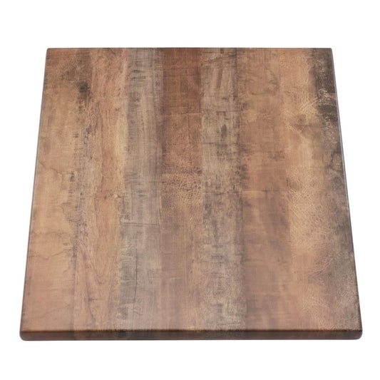 2 x Werzalit Arizona 600mm Square Duratop Tabletop by SM France • PAS-DU103