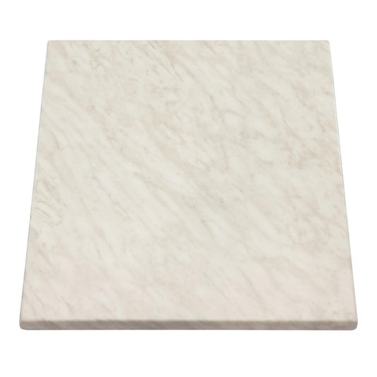 2 x Werzalit Marble 600mm Square Duratop Tabletop by SM France • PAS-DU105