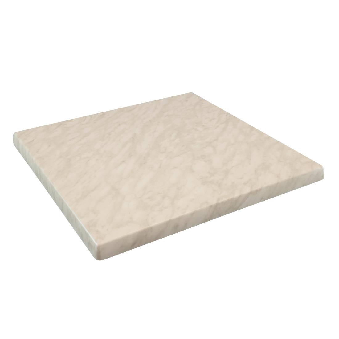 2 x Werzalit Marble 600mm Square Duratop Tabletop by SM France • PAS-DU105