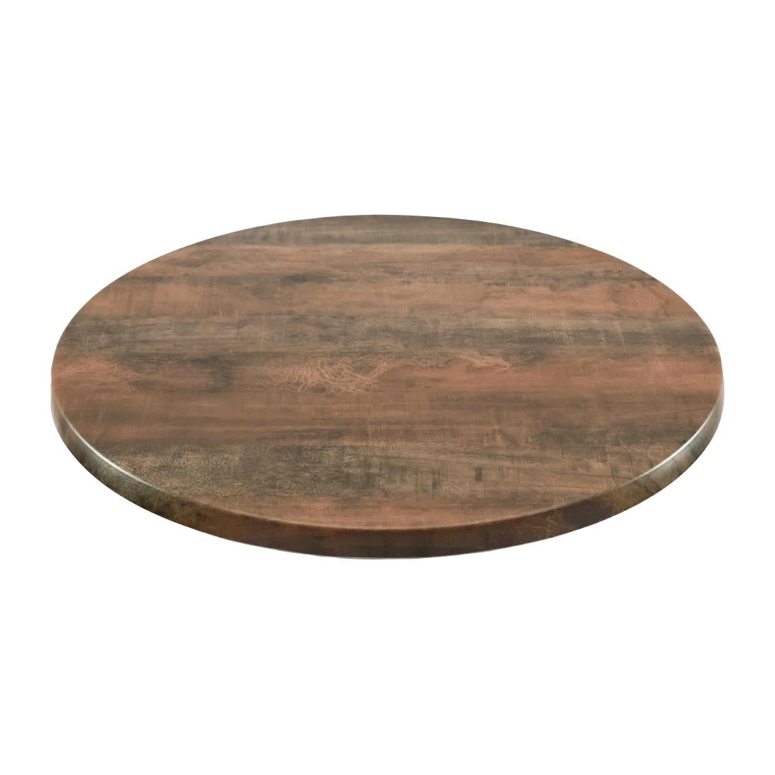2 x Werzalit Arizona 700mm dia Duratop Tabletop by SM France • PAS-DU113