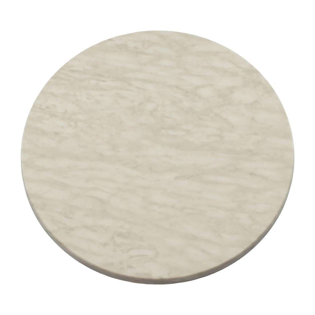 2 x Werzalit Marble 700mm dia Duratop Tabletop by SM France • PAS-DU115