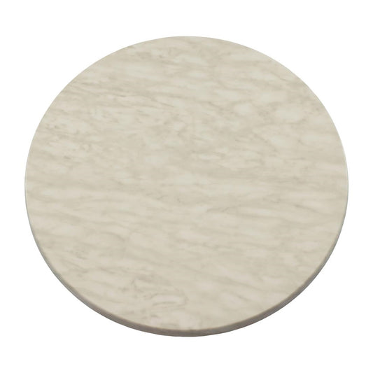 2 x Werzalit Marble 700mm dia Duratop Tabletop by SM France • PAS-DU115