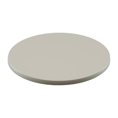 2 x Werzalit White 700mm dia Duratop Tabletop by SM France • PAS-DU119