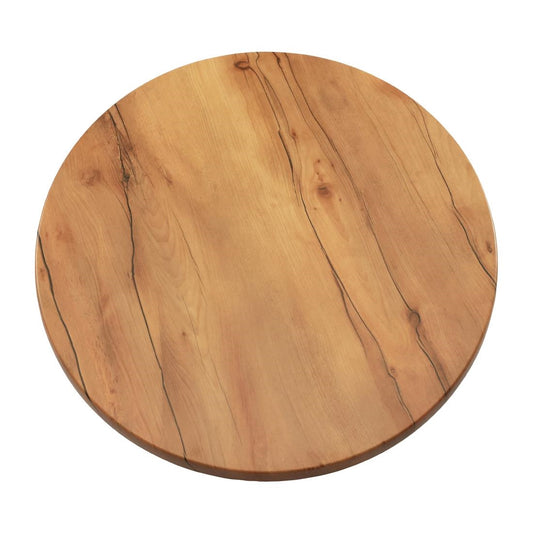 2 x Werzalit New Boston 700mm dia Duratop Tabletop by SM France • PAS-DU122