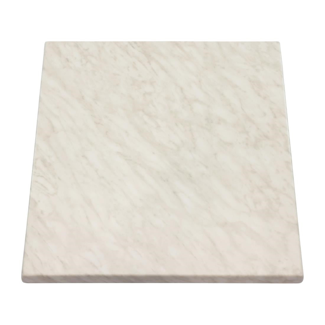 2 x Werzalit Marble 700mm Square Duratop Tabletop by SM France • PAS-DU125