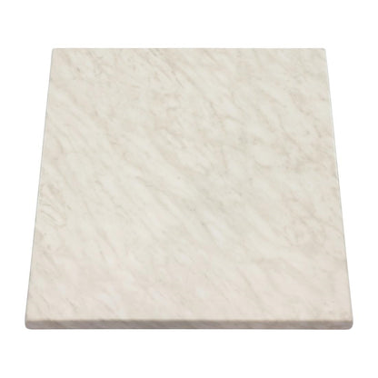 2 x Werzalit Marble 700mm Square Duratop Tabletop by SM France • PAS-DU125