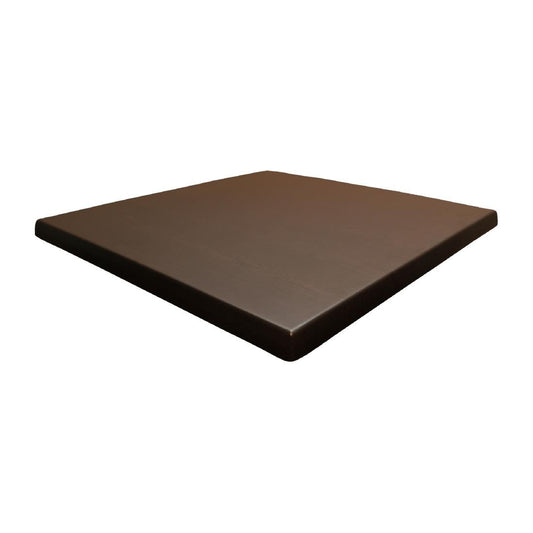 2 x Werzalit Wenge 700mm Square Duratop Tabletop by SM France (Pack of 2) • PAS-DU128