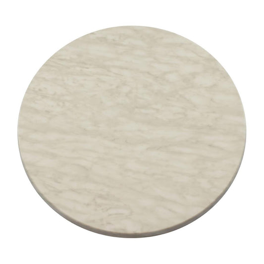 2 x Furnlink Werzalit Marble 800mm dia Duratop Tabletop by SM France (Pack of 2) • PAS-DU135