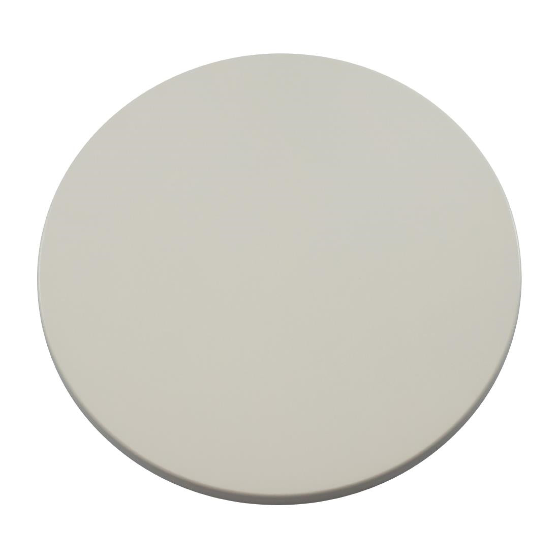 2 x Werzalit White 800mm dia Duratop Tabletop by SM France • PAS-DU139