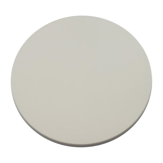 2 x Werzalit White 800mm dia Duratop Tabletop by SM France • PAS-DU139