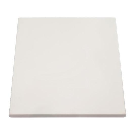 2 x Werzalit White 800mm Square Duratop Tabletop by SM France (Pack of 2) • PAS-DU149