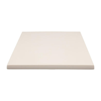 2 x Werzalit White 800mm Square Duratop Tabletop by SM France • PAS-DU149