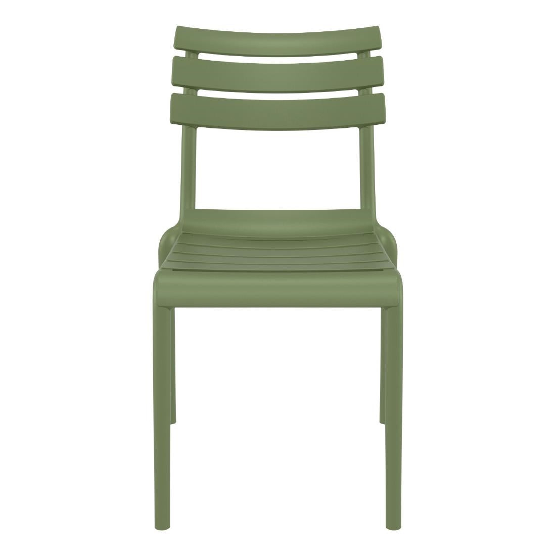 Siesta Helen Chair Olive Green (2 Pack) • PAS-DU159