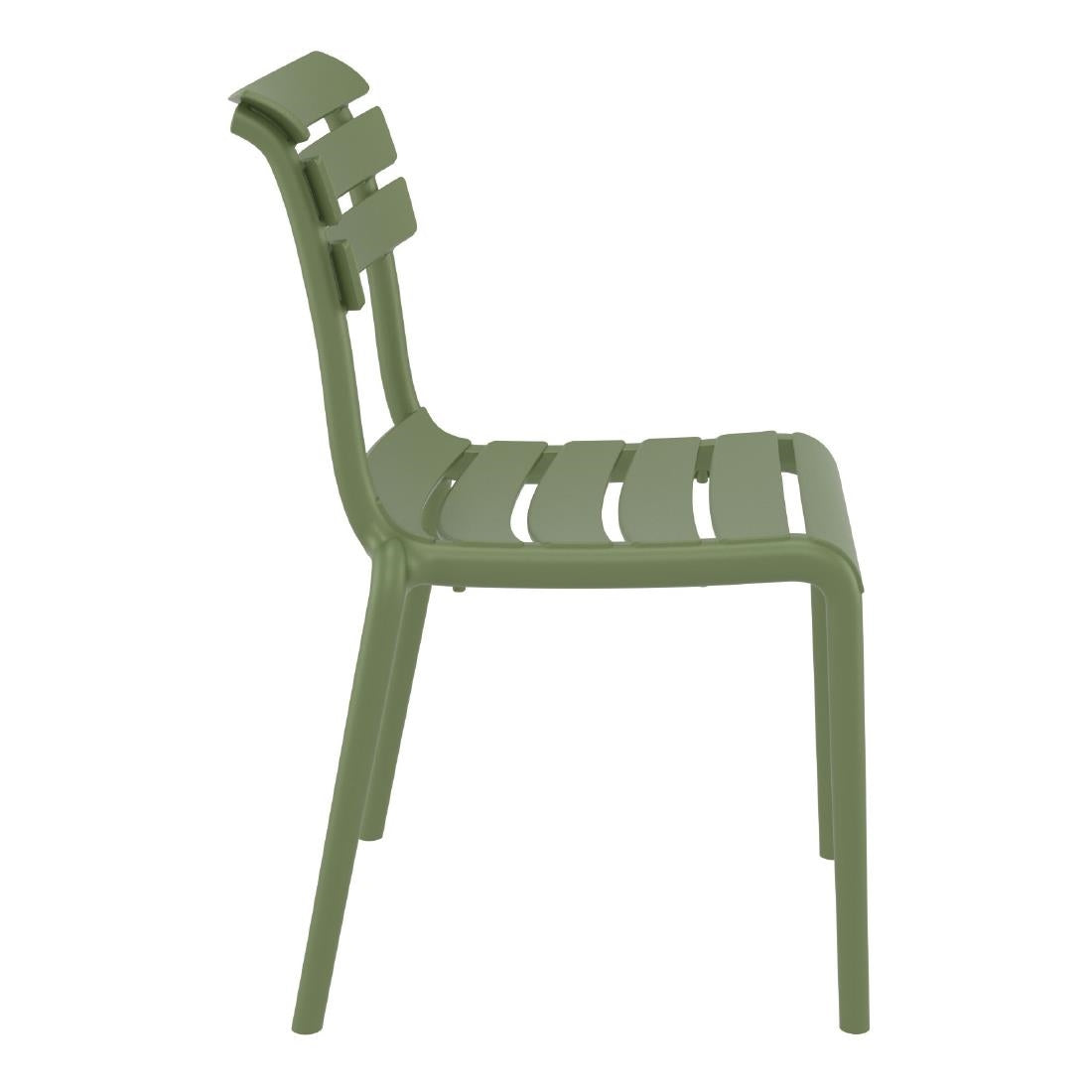 Siesta Helen Chair Olive Green (2 Pack) • PAS-DU159